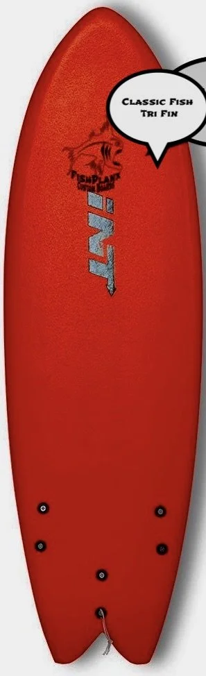 FishPlanx-FishStix-Performance Soft Top Surfboards 5'3